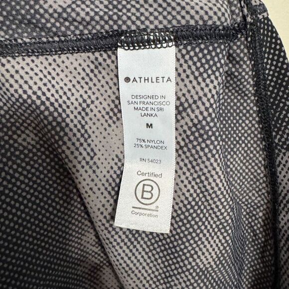 Athleta black gray racer back lightweight tank size medium - Picture 5 of 5